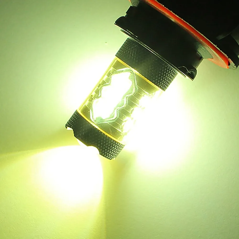 

New H13 16smd High Power Front Fog Light 80w Car Led Bright Yellow Tube Fog Light Bulb Headlight Car Accessories