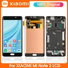 ЖК-дисплей 5,7 дюйма AMOLED для Xiaomi Mi Note 2, сенсорный экран 2015213 дюйма с дигитайзером в сборе, замена для MiNote2 с рамкой