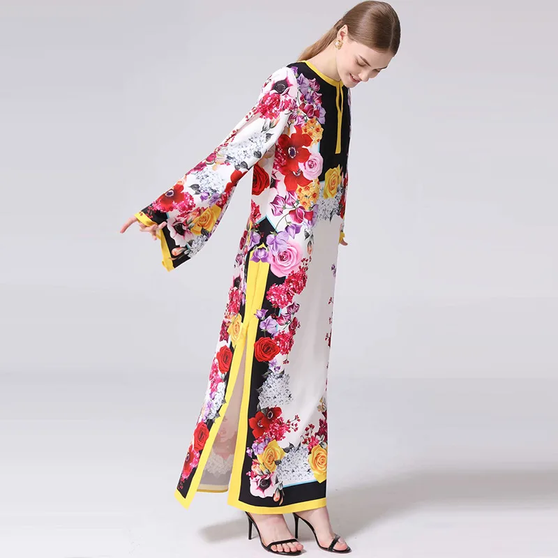 

White with Red Floral Summer Girls Dresses Women 2021 Long Casual Sexy Office Work Robe Femme Bohemian Dress Plus Size Loose