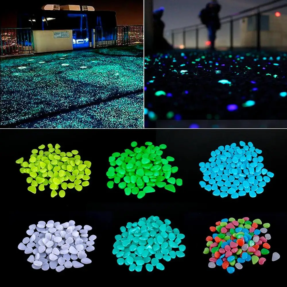 Садовые камни светящиеся в темноте для улицы бассейна дорожек патио газона