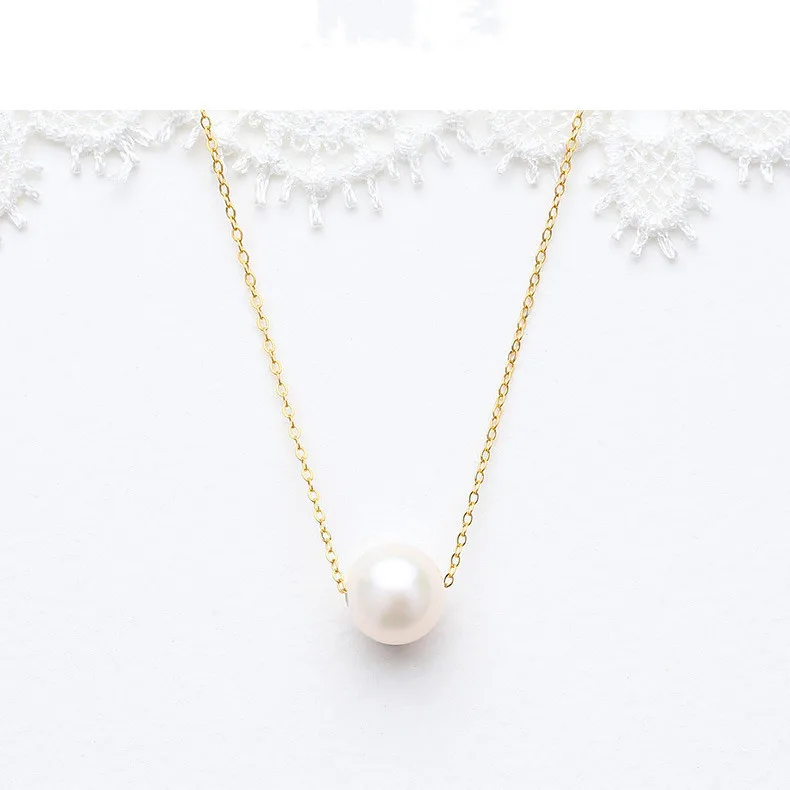 

Round Bead Pendant Necklace Fashion Pearl Necklace Women Fashion Jewelry Gift