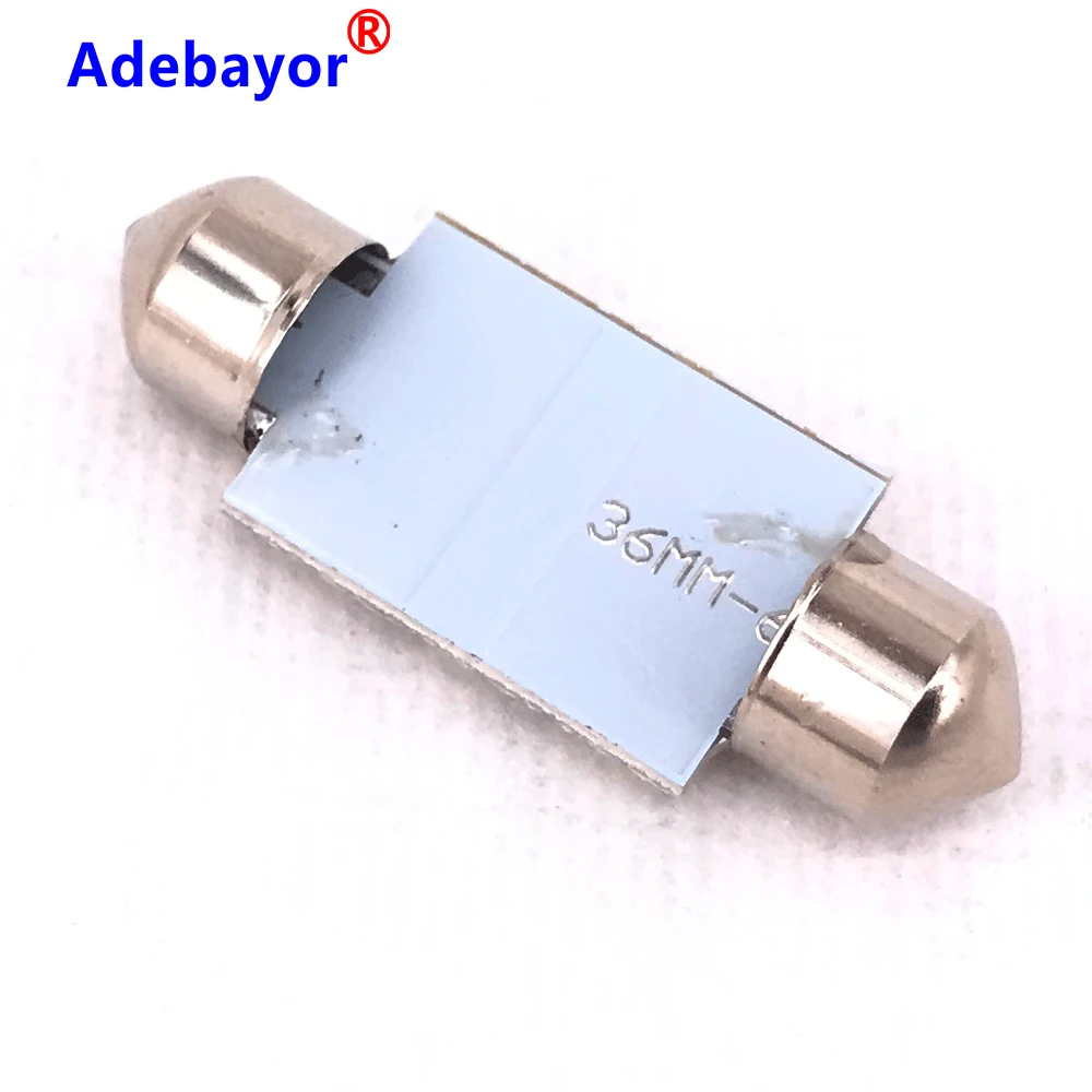 200 шт. автомобильные светодиодсветодиодный Лампы Canbus для чтения 36 мм 39 41 5050 6 SMD 12 В