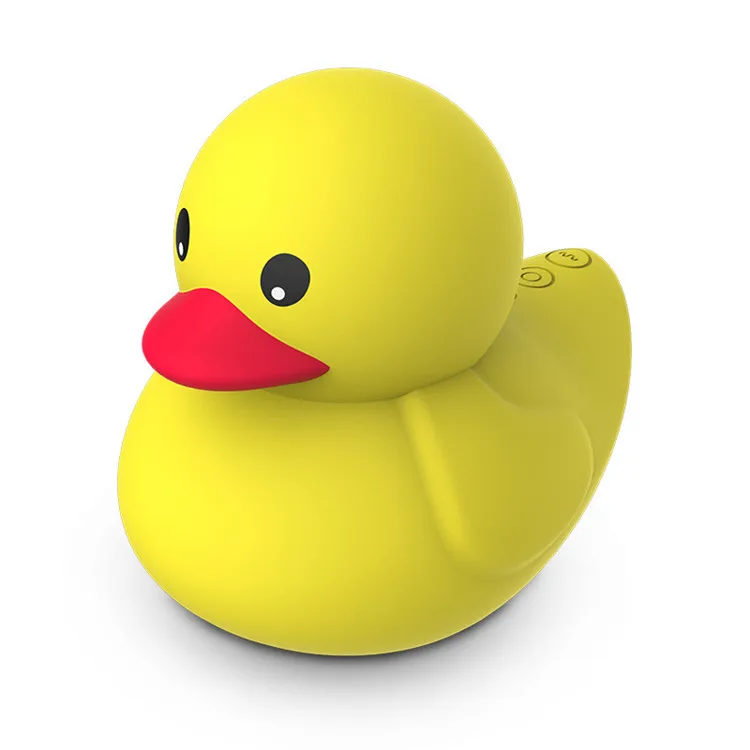 Бесшумная маленькая Желтая утка каракули женское устройство для мастурбации