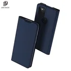 Кожаный чехол-книжка для Google Pixel 5 DUX, серии DUCIS, кожаный, с отделением для карт