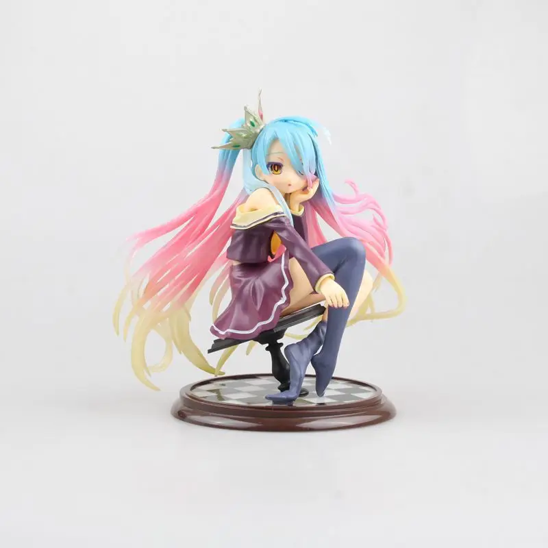 

16CM Anime No Game No Life Shiro Sitting Ver. 1/7 Scale Painted PVC Action Figure Collectible Model Toys Doll