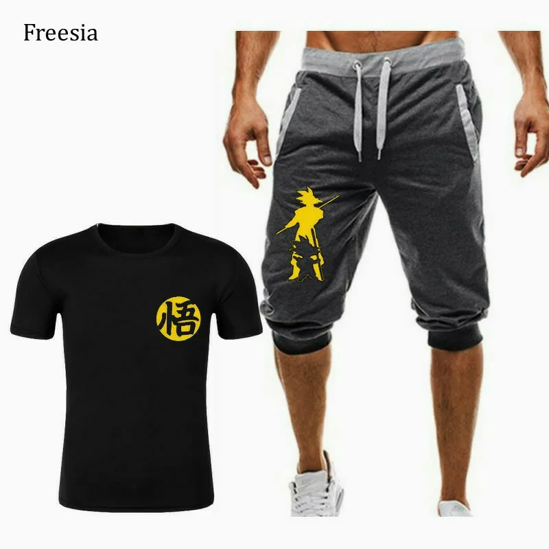 Новинка лета 2019 Мужская модная одежда с принтом футболка коротким рукавом