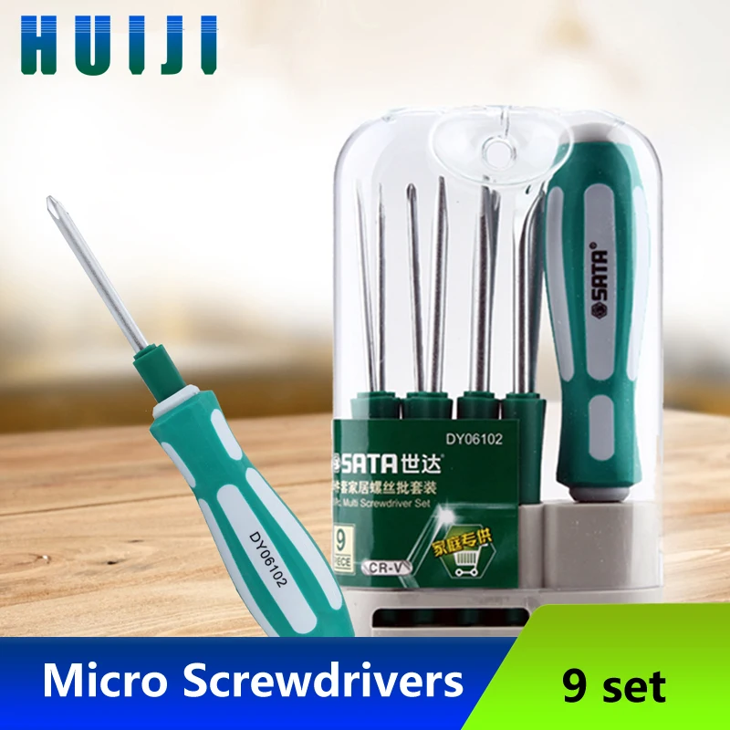 

Hardware Tools 9-Piece Set Phillips Screwdriver Home Repair Screwdriver Set