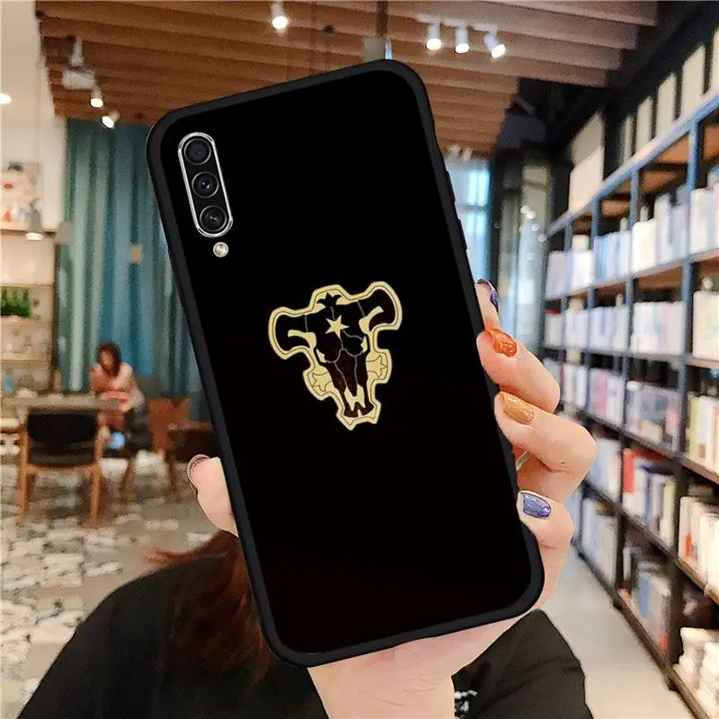 

Japan anime Asta Black Clover Phone Case For Samsung galaxy A S note 10 7 8 9 20 30 31 40 50 51 70 71 21 s ultra plus