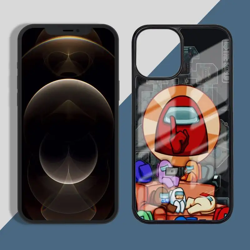 

Hot Among Us Game Mobile Phone Case TPU+PC For iPhone X XR XS 11 12 mini Pro MAX 7 8 Plus