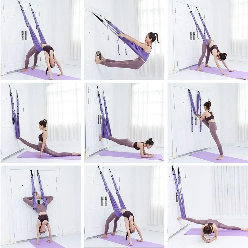 

Aerial Yoga Hammock Swing Door Reverse Rope Stretch Belt Flexibility Stretch Leg Stretch Belt Ballet Dance Gymnastics Coach