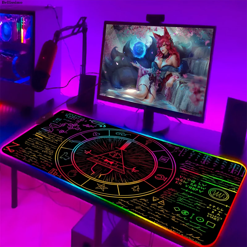 

Mouse Pad Personality Mathematician Pc Gamer Accessories Pad Rgb Gaming Keyboard Mat Desk Mat Backlit Mausepad Gaming Laptops
