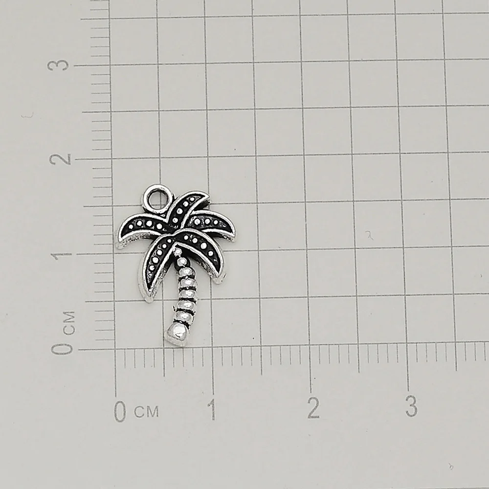 Подвески для бижутерии из металлического сплава покрытые античным серебром 18