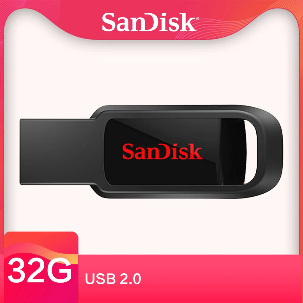 Оригинальный SanDisk CZ61 USB флеш-накопитель ЧЕРНЫЙ Флеш-накопитель 2 0 128 Гб 64 ГБ 32 16