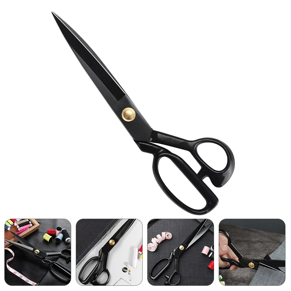 

Embroidered Scissor Tip Trimmer Home Tip Scissor Black Scissor for DIY Craft