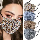 Маска для взрослых и женщин с леопардовым принтом, регулируемая моющаяся защитная маска для лица, маска для Хэллоуина, маска для косплея