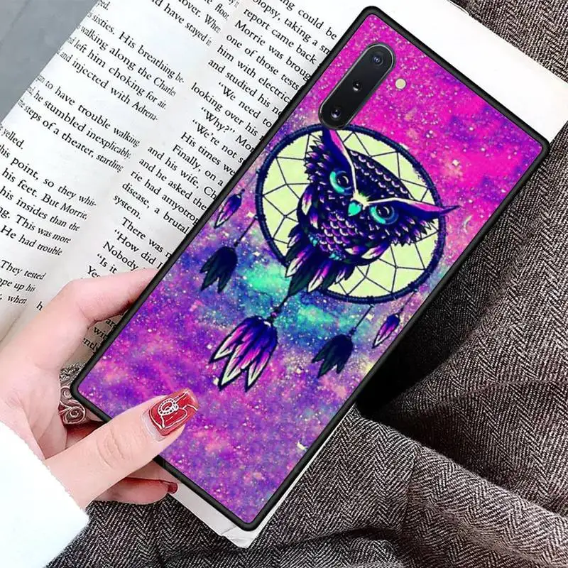 

Animal Night Owl Lovely Phone Case For Samsung Galaxy S8 S9 S10 Plus S10E Note 3 4 5 6 7 8 9 10 Pro Lite cover