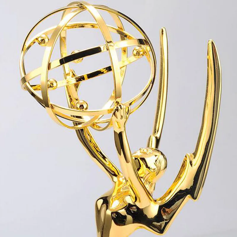 Настоящий металлический трофей Emmy 1:1 30 см прямые продажи с завода награда подарок