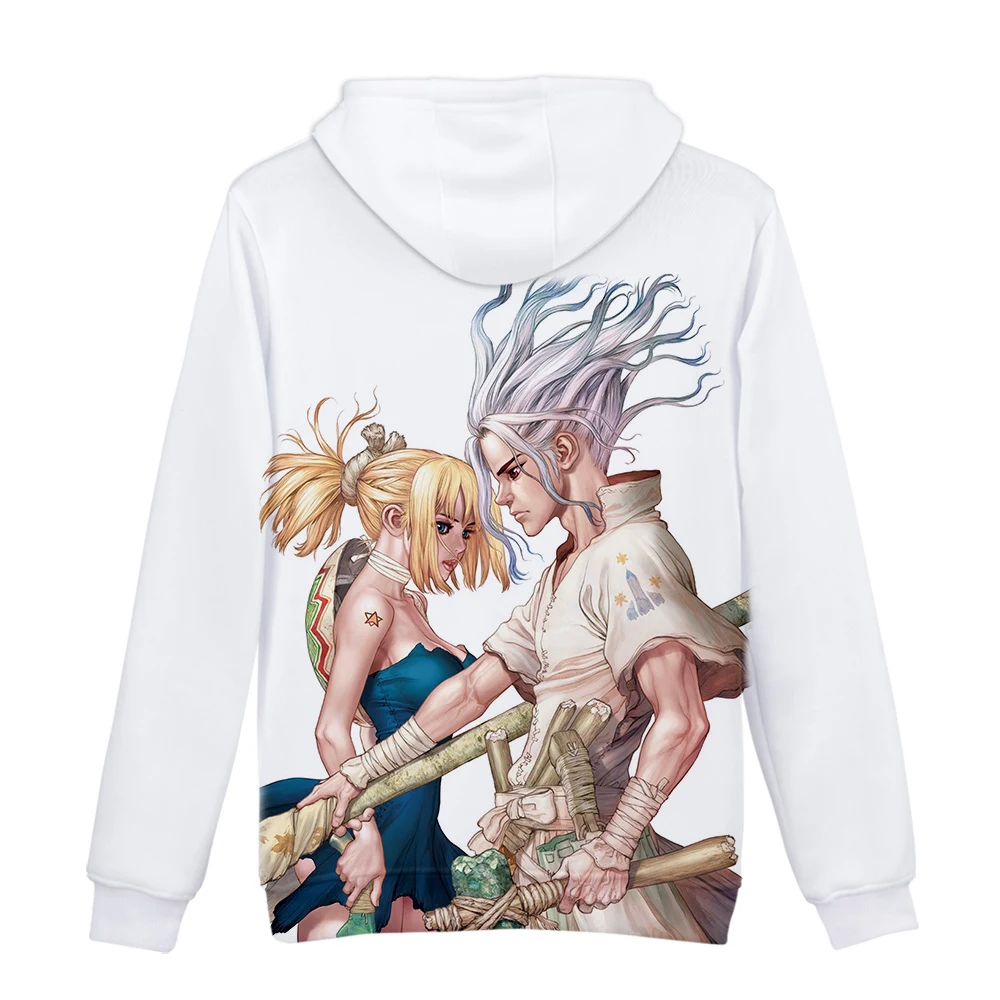 Drstone 3D печать толстовки TMS развлечения recompose 3D Аниме Dr stone толстовка с капюшоном горячая Распродажа мультфильм подростковая одежда
