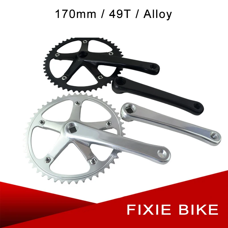 Велосипедная Звездочка 49T шатуны Системы CNC 170 мм Aolly Fixie велосипедная звездочка