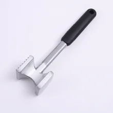 Kitchen gadgets Aluminum alloy square meat hammer Double-sided meat hammer Household loose beef chop hammer Kitchen gadgets Aluminum alloy square meat hammer Double-sided meat hammer Household loose beef chop hammer