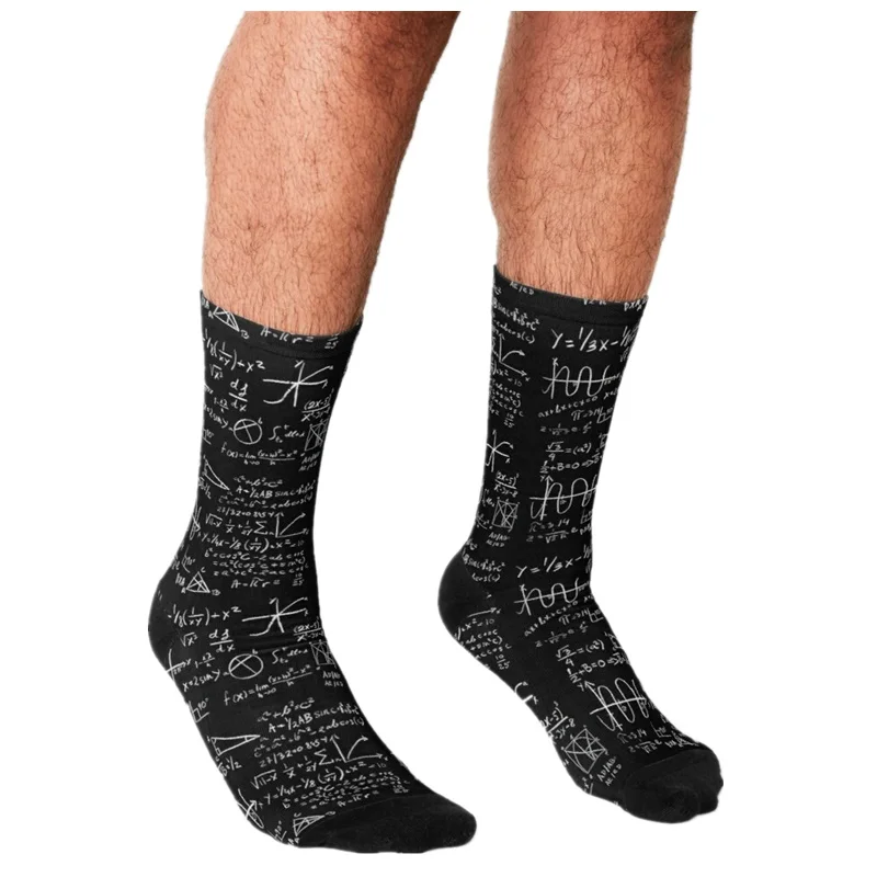 Носки мужские с принтом библиотеки и кошек смешные книги в стиле хип хоп милые