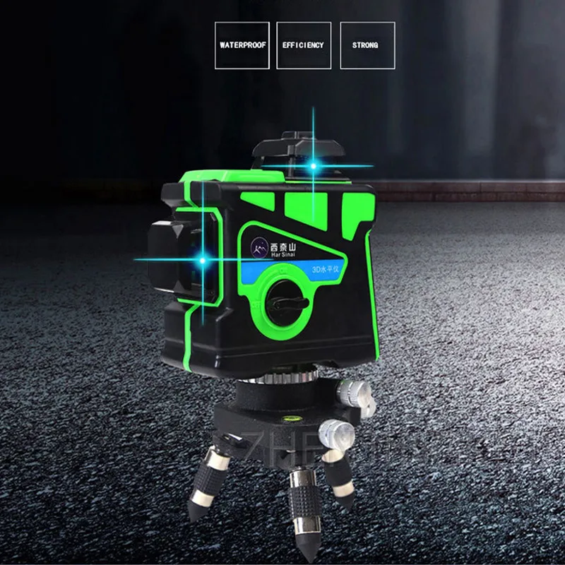 

Blu-Ray 12 Lines Wall Sticker Laser Precision Efficient Spirit Level Building Infrared Decoration High Precision Floor Stick