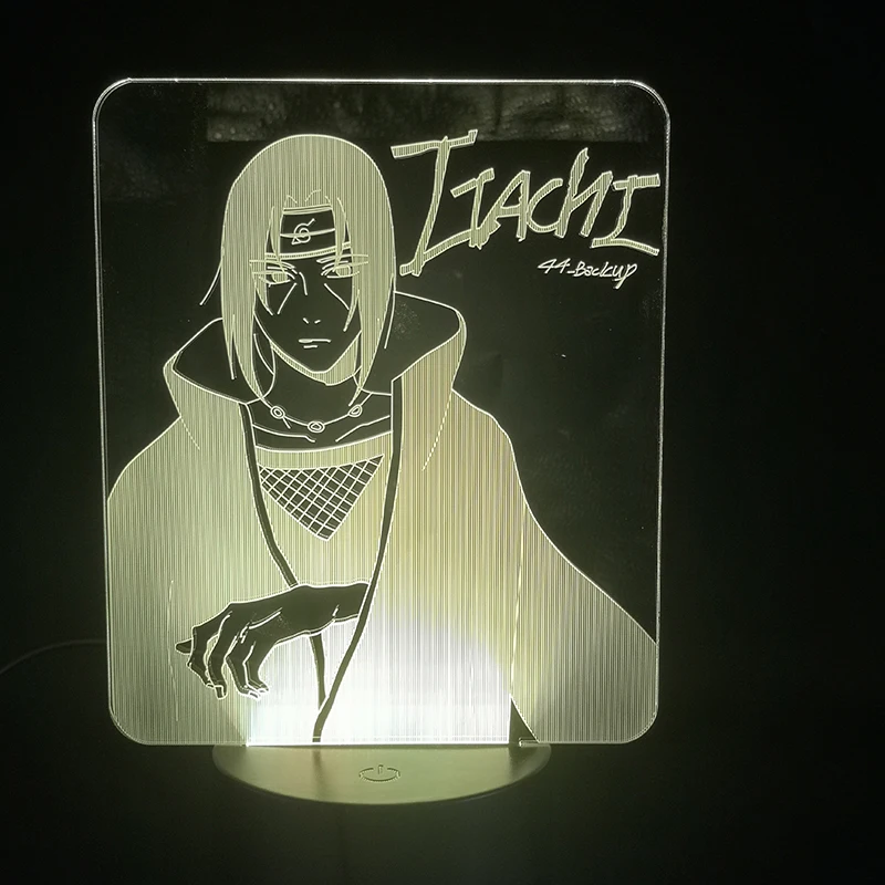 3d фигурка Итачи Учиха Наруто светильник ночсветильник с меняющейся температурой