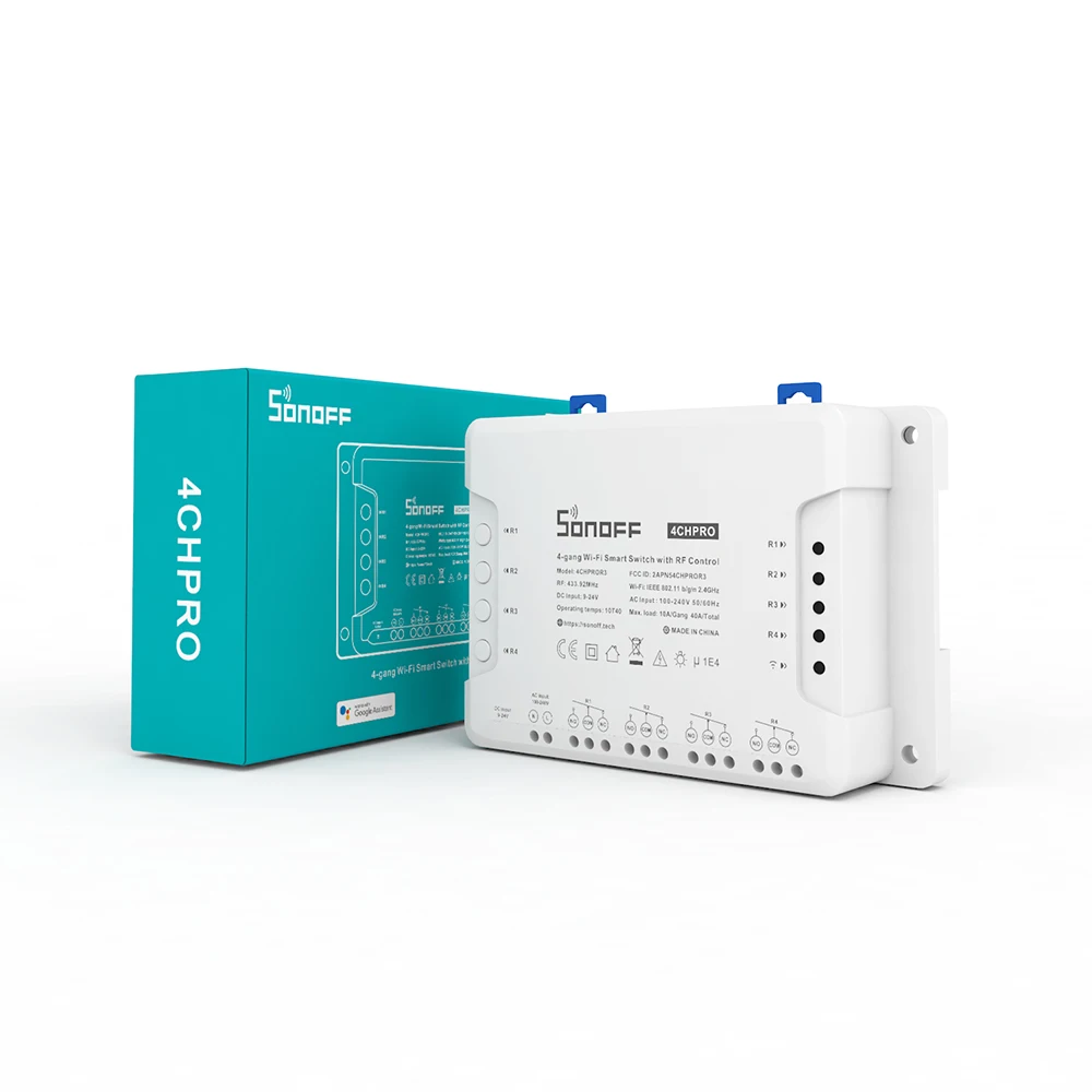 Умный Wi-Fi переключатель Sonoff 4CH PRO R3 4 клавиши блокировка самоблокирующийся режим