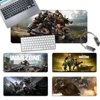 hot sell call of duty warzone mouse pad pc laptop gamer mousepad anime antislip mat keyboard desk mat for overwatchcs go