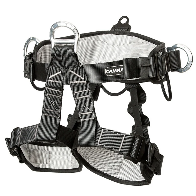 

NEW-CAMNAL Camping Safety Belt 22KN Rock Climbing Outdoor Expand Training Half Body Harness Protective Supplies Survival Equipme