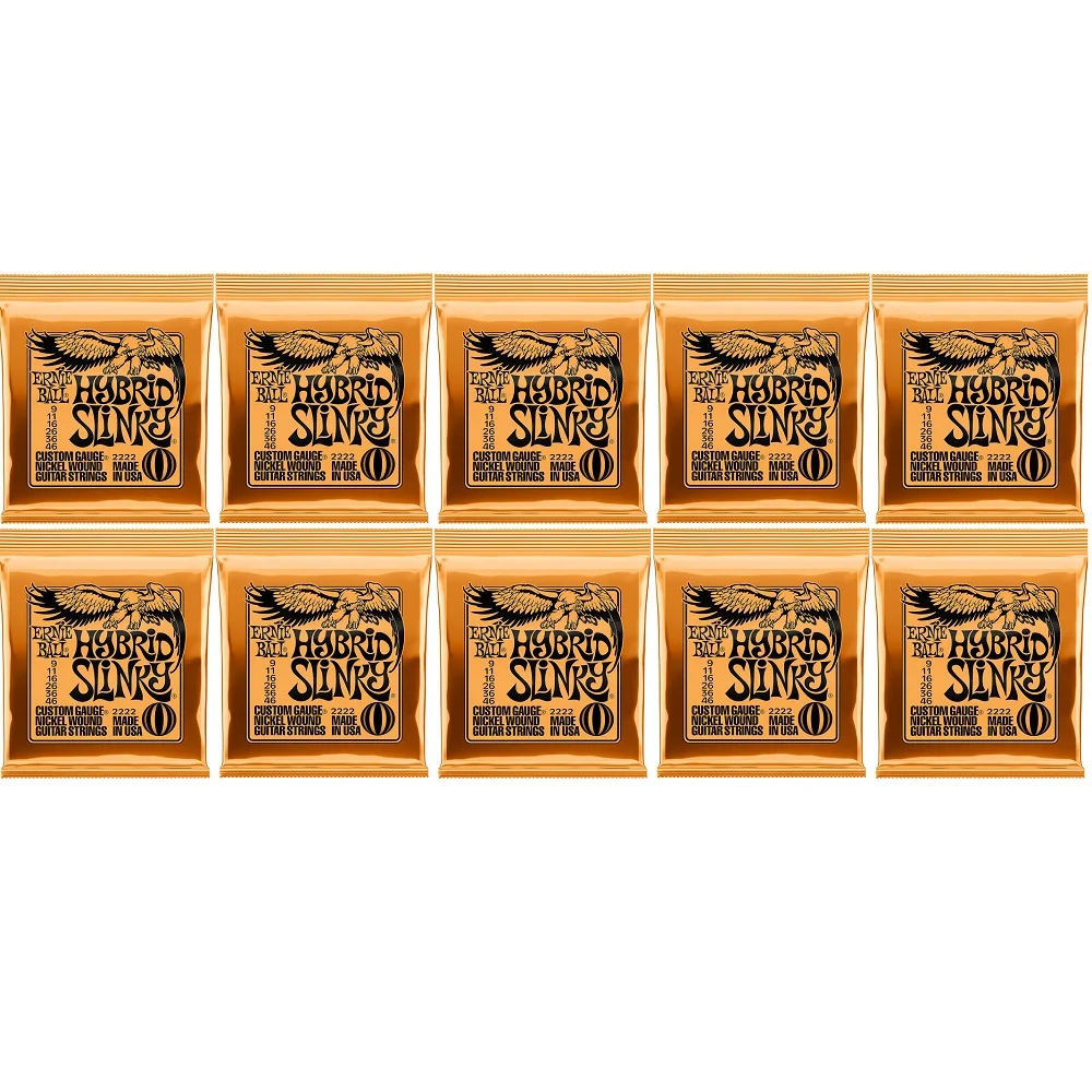10 set eniball elektrische gitarre saiten 2221 spielen echten heavy metal rock nickel wound 6 saiten für elektrische gitarre zubehör free gl