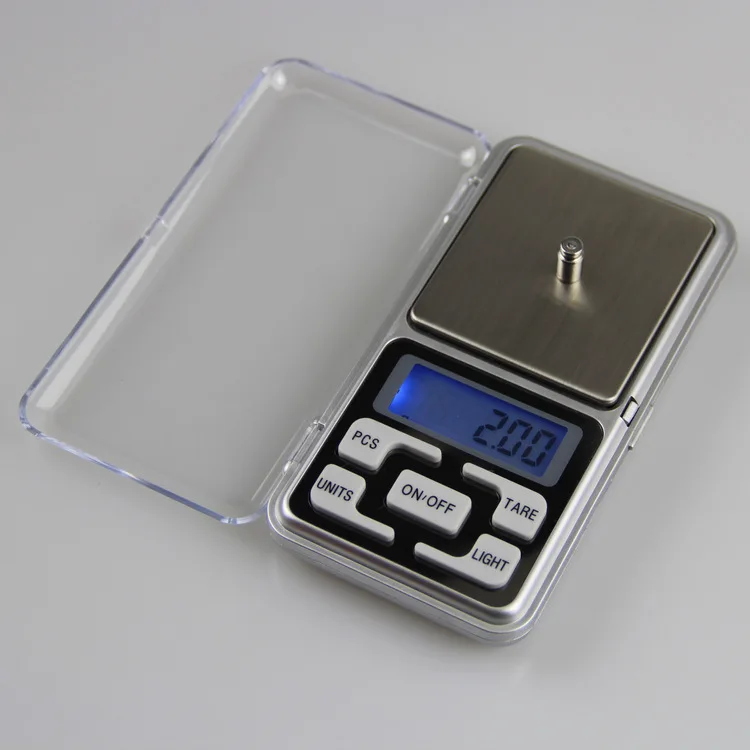 Мини цифровой Вес карманные весы 100/200/300g 0 1/0 01g ЖК дисплей Дисплей с Подсветка