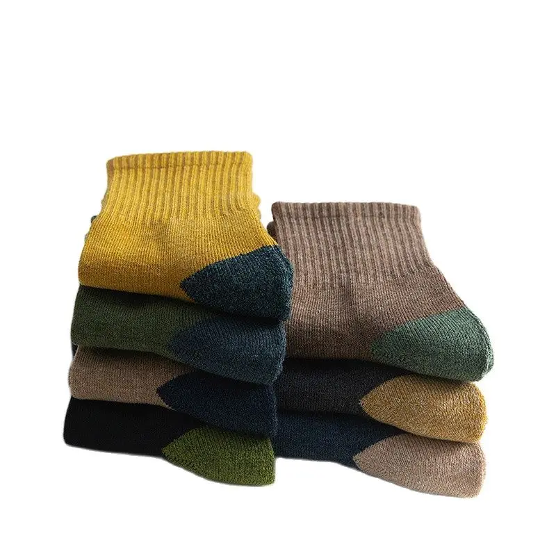 

5 Pairs/Lot High Quality Anti-Bacterial Breatheable Cotton Breathable Compression Long Business Sock for Size39-44
