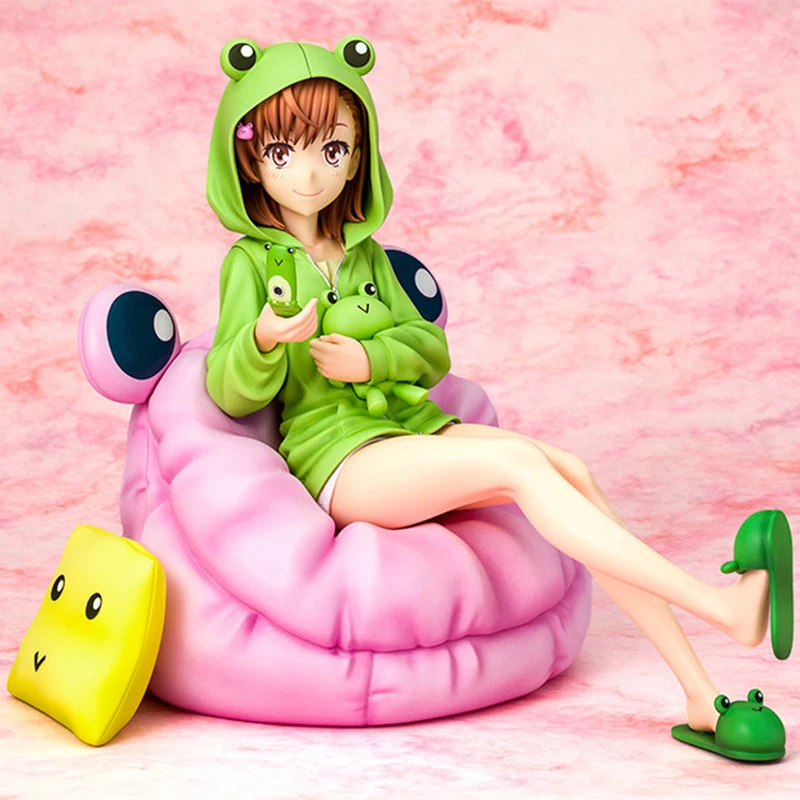 

Фигурка Toaru Kagaku No Rail gun, Мисака Микото гекота из ПВХ, крытая аниме-фигурка, Игрушечная модель, куклы для взрослых, коллекционный подарок