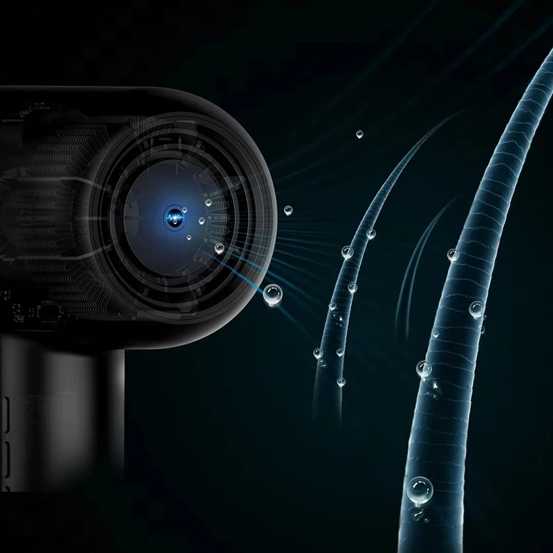 [В наличии] JIMMY F6 Фен электрический Портативный отрицательных ионов 1800 Вт фен для