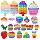 Силиконовая декомпрессионная игрушка-пазл, 2021, для детей и взрослых, игрушки для детей с синдромом аутизма, игрушки, забавный, простой, димпл