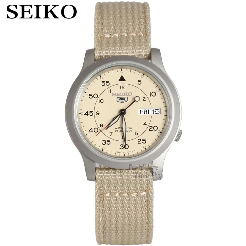 SNK803K2-A Seiko часы мужские 5 автоматические часы люксовый бренд водонепроницаемые спортивные мужские часы набор мужские часы водонепроницаемые часы relogio masculino - Цвет: SNK803K2-A