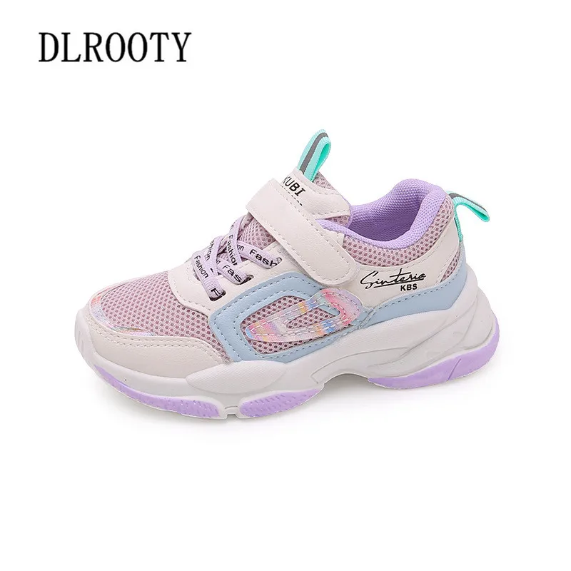 New Sport Children Shoes Kid Boy Girl Sneakers Summer Autumn Net Mesh Breathable Casual Hook & Loop Flat Running Outdoor