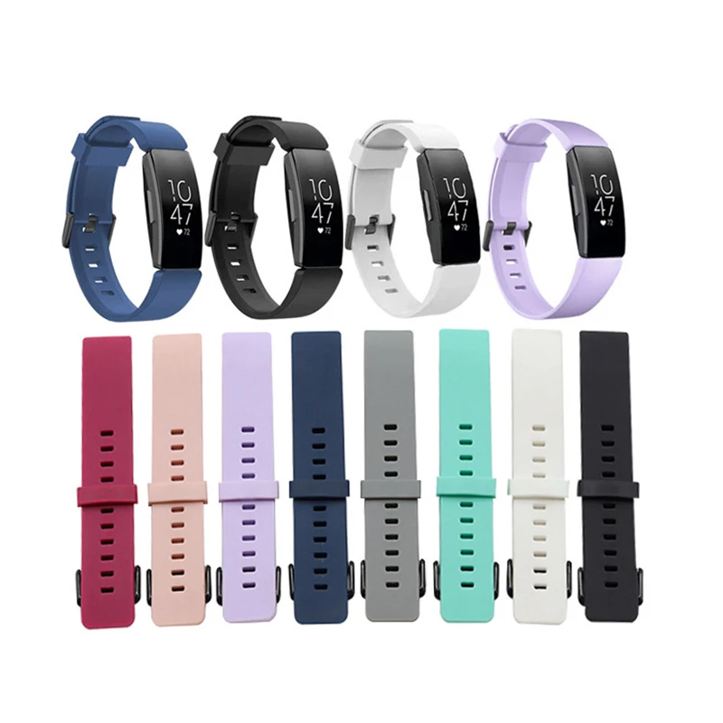 Силиконовый ремешок для часов Fitbit Inspire /Inspire HR спортивного смарт-браслета