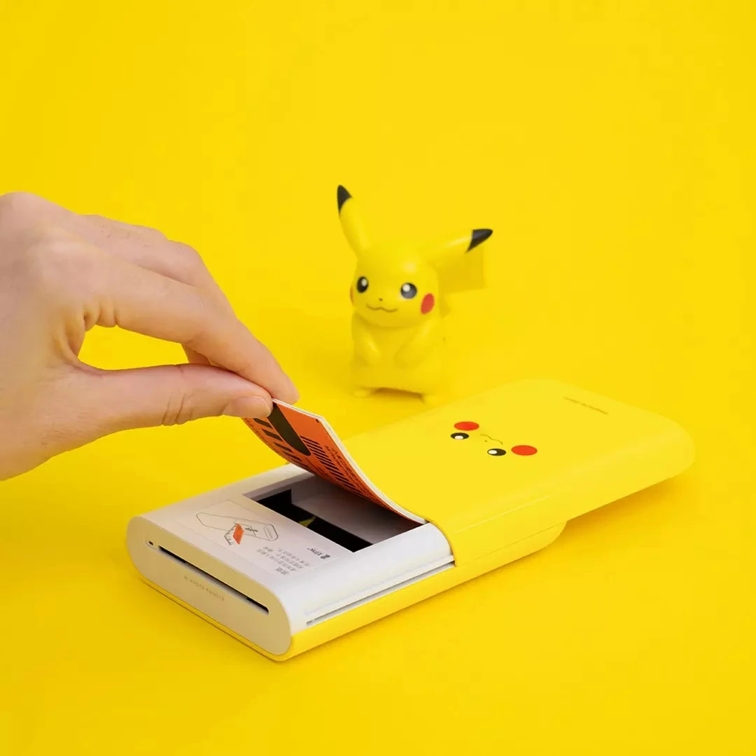 

Xiaomi Mijia AR Printer 300dpi ZINK Portable Photo Printer Pikachu Version With DIY Share Bluetooth Connection Work With Mijia
