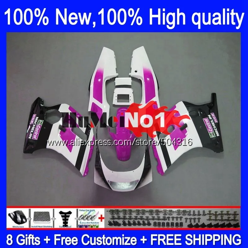 

FZR250RR For YAMAHA FZR250 FZRR FZR 250 R RR 250R 147MC.101 FZR-250 90 91 92 93 FZR250R 1990 1991 992 1993 Fairings Pink White