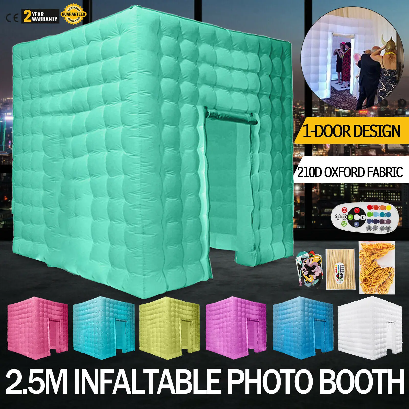 Портативный цветной надувной светодиодный воздушный насос для фотостудии