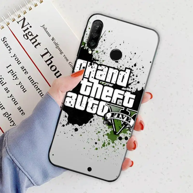 Чехол для телефона с Gta 5 Grand Theft Auto V Huawei P30 Pro P20 Lite P10 P40 E P Smart Z Plus 2018 2019 Mate 20 10 |