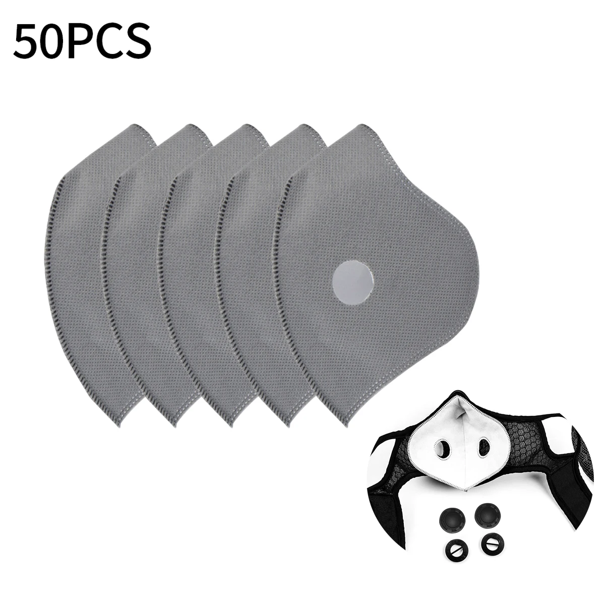 

10/20/30 шт. Подлинные запасные части, 5-слойные фильтры для маски, сетчатая Неопреновая Маска, Спортивная маска для лица, фильтр, Прямая поставк...