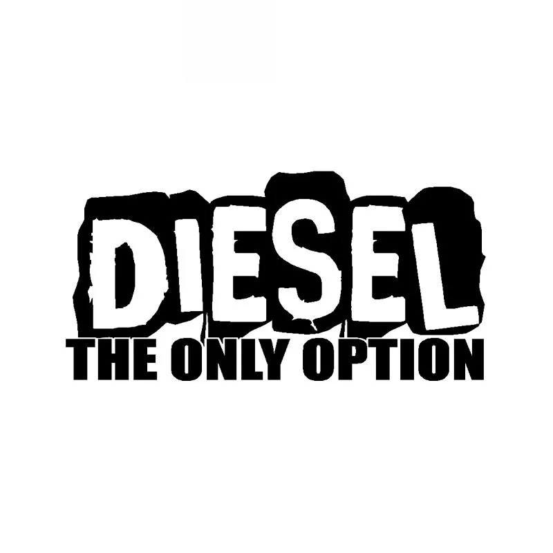 

Diesel Engine Truck Personality Cool Car Decal Motorcycle Pvc Sticker Suitable for Various Models Black/white, 16CM * 8CM