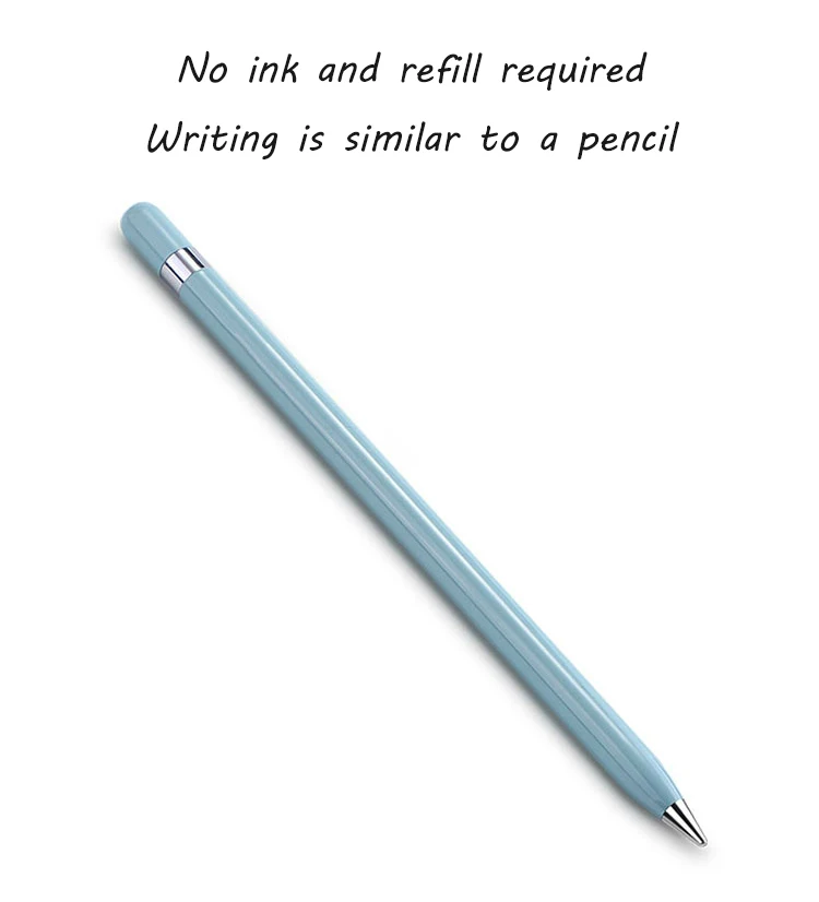 Полностью металлический износостойкий вечный карандаш без чернил старый