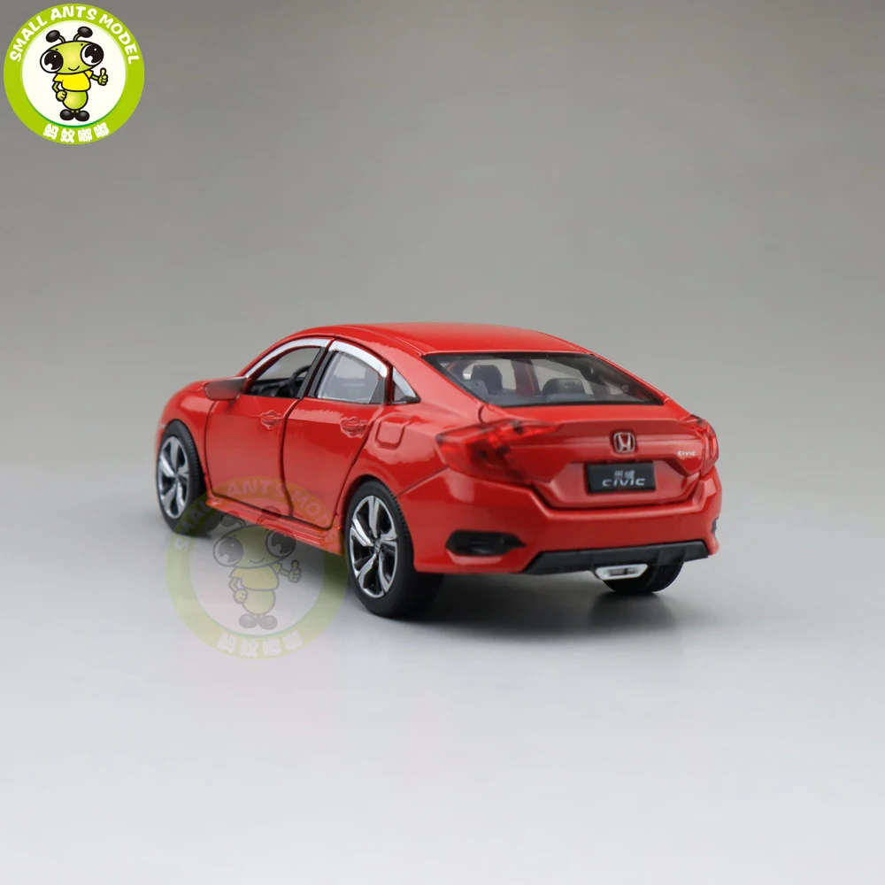 1/32 Jackiekim CIVIC литая под давлением Металлическая Модель автомобиля игрушки дети