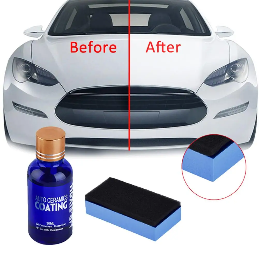 

30ml 9H Anti-scratch Car Polish Car Liquid Ceramic Coat Auto Detailing Glasscoat Motocycle Paint Care Hydrophobic Glass Coating