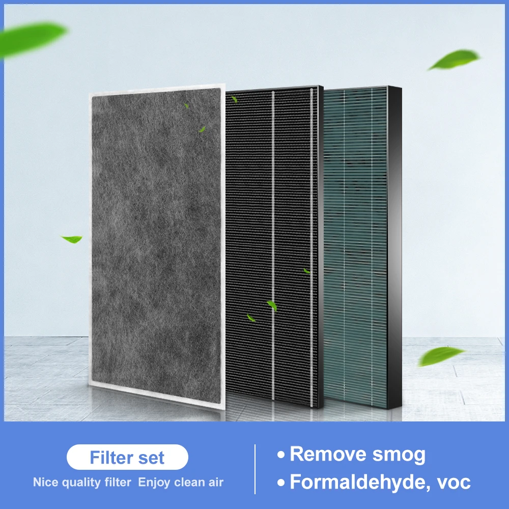 

Hepa Activated Carbon and Formaldehyde Filter Set FZA51HFR FZ-200HFS FZ-C100HFE For Sharp KC-850U KC-850E KC-A50EUW KC-W280SW