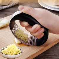 stainless garlic press household manual device kitchen garlic press squeezer garlic tools kitchen gadgets accessories 1pcs